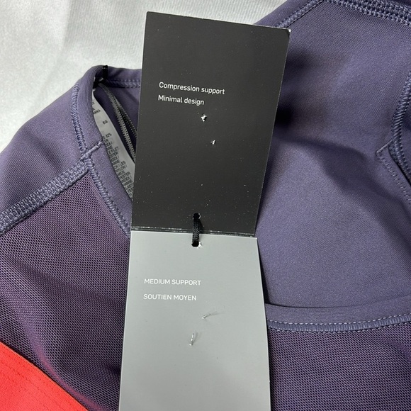 Nike swoosh classic style dri fit performance sports bra xl - Picture 9 of 12